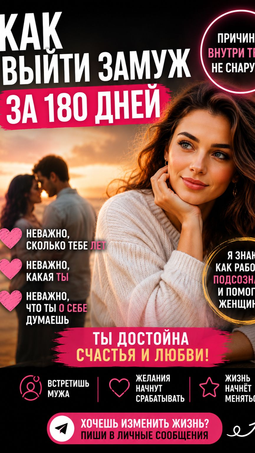 Хочешь выйти замуж один раз и навсегда.  Начни не с поиска мужчины