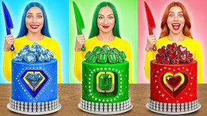 Девушка Изумруд, Рубин и Бриллиант _ Кулинарный Челлендж от Multi DO Smile