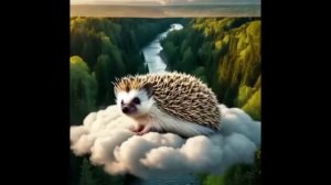 🦔 Лапку Еж пожал Коту:
- Дружбе искренне я рад.
Пройдемся около
Забора и оград. 
( в описании