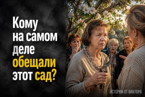 Соседка потребовала мой сад из-за тайного письма