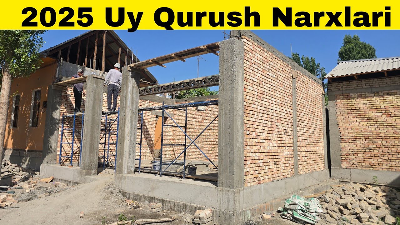2025 Uy Qurush Narxlari | Beton Quyush G'ishy Urush Tom Yopish Narxlari +998917358834