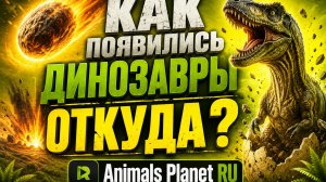 Как появились Динозавры ? откуда ? как ? вы узнаете в этом ролике