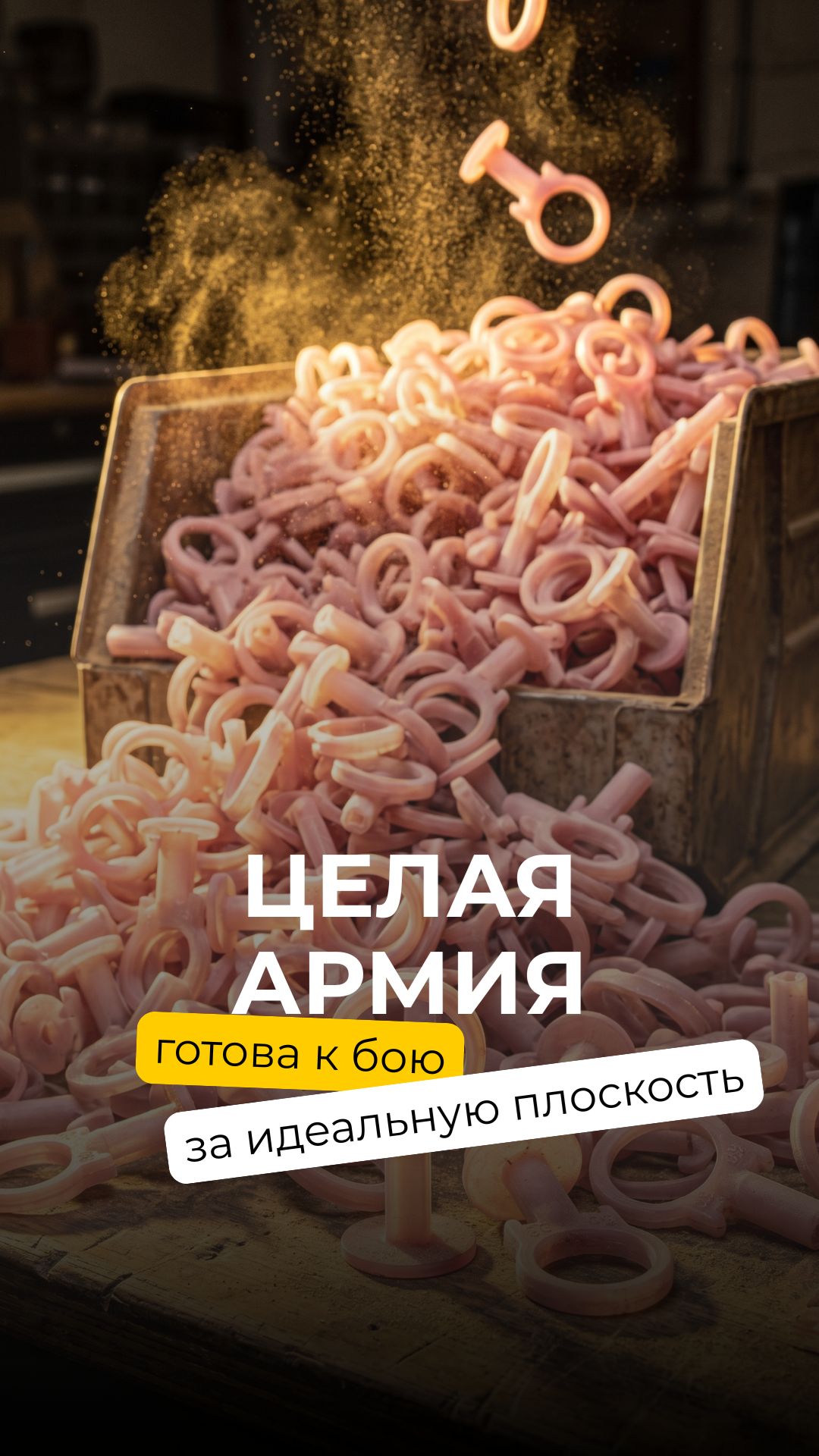 🔧 Каждый зажим — это боец в общей битве за ровную укладку