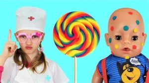Полина и вредные сладости Поучительная история