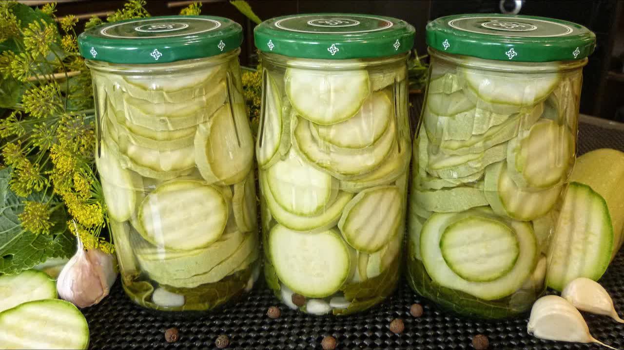 Хрустящие МАРИНОВАННЫЕ КАБАЧКИ НА ЗИМУ без стерилизации! Простой м вкусный рецепт