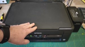 Epson L222 переморгують лампочки, переповнений абсорбер