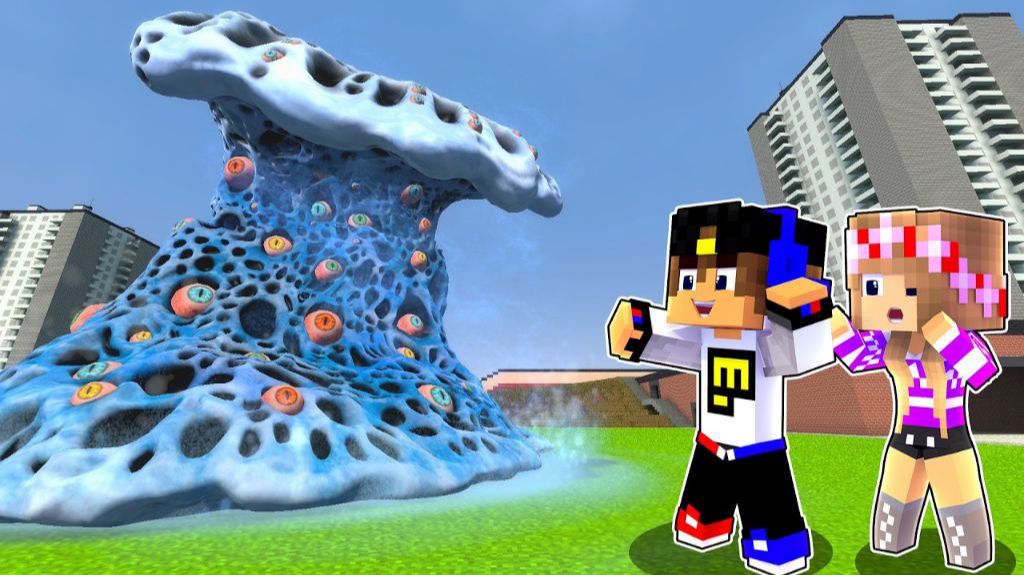 НУБ И ПРО ДЕВУШКА НАШЛИ ЖИВОЕ ЦУНАМИ ТРИПОФОБИЯ! ТРОЛЛИНГ В МАЙНКРАФТ MINECRAFT ЕВГЕНБРО