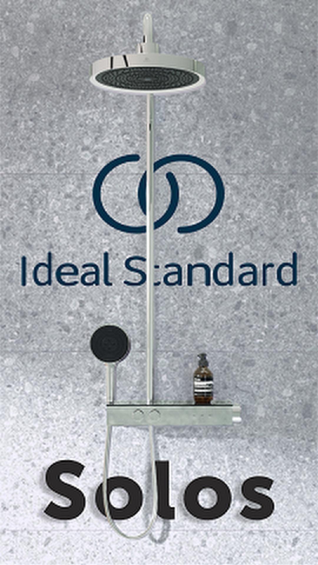 SOLOS — Премиальная душевая система с 3 режимами струи и LED-подсветкой | Ideal Standard