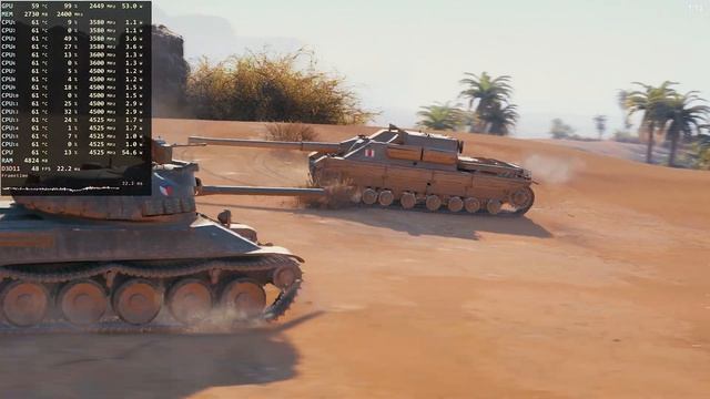 7840HS With AMD Radeon 780M ● World Of Tanks EnCore