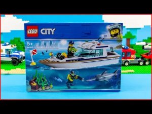 LEGO CITY 60221 Яхта для дайвинга: сборка набора из серии Great Vehicles