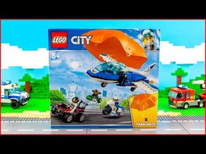 LEGO City 60208: Задержание с парашютом — сборка набора серии «Воздушная полиция»
