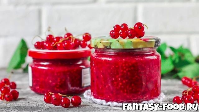 Красная смородина, протертая с сахаром на зиму