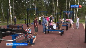 Новую спортплощадку смонтировали в деревне Кузнецы Орловского района
