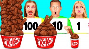100 Слоев Еды Челлендж _ Вкусные Кухонные Лайфхаки