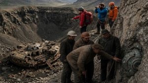 В известняковом карьере в Бурятии нашли рукотворный  металлический диск времен динозавров