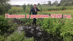 Паводок в деревне 2026 год