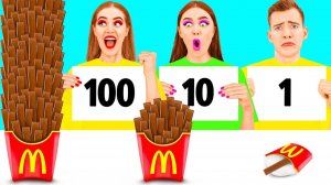 100 Слоев еды Челлендж c Fun Challenge