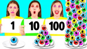 100 Слоев Еды Челлендж _ Забавные Лайфхаки с Едой