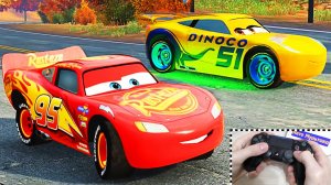 Cars 3: Driven to Win - McQueen & Cruz Ramirez Champion Race - PS4 Gameplay