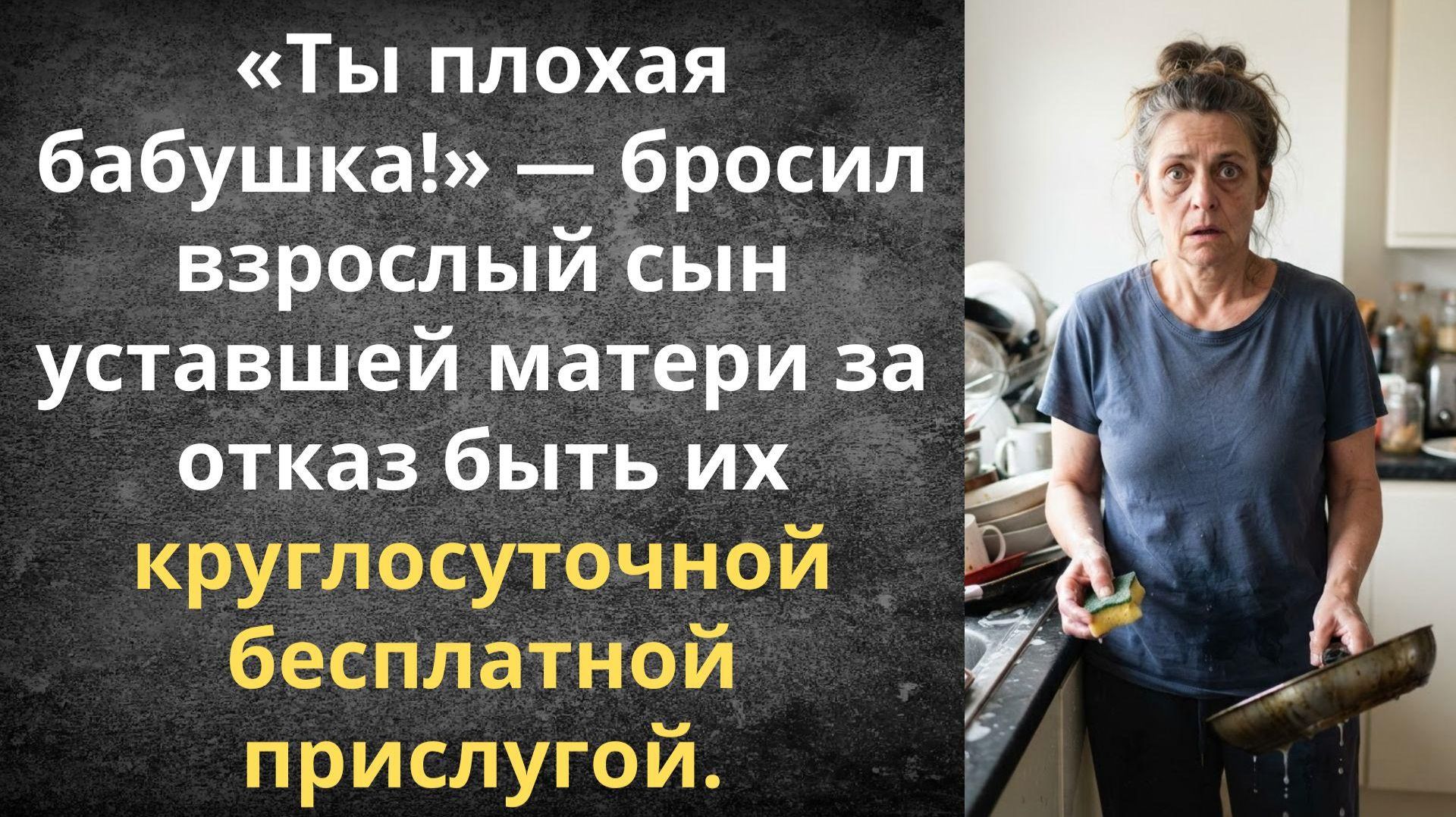 Невестка решила, что свекровь — это прислуга | Истории из жизни