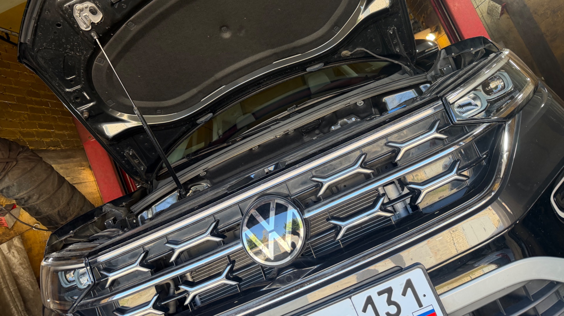 Антикоррозийная обработка материалами Dinitrol Volkswagen Tayron (фольксваген тайрон)