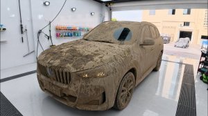 Заехал на мойку — и мы не узнали цвет BMW X5! 😱 | ASMR