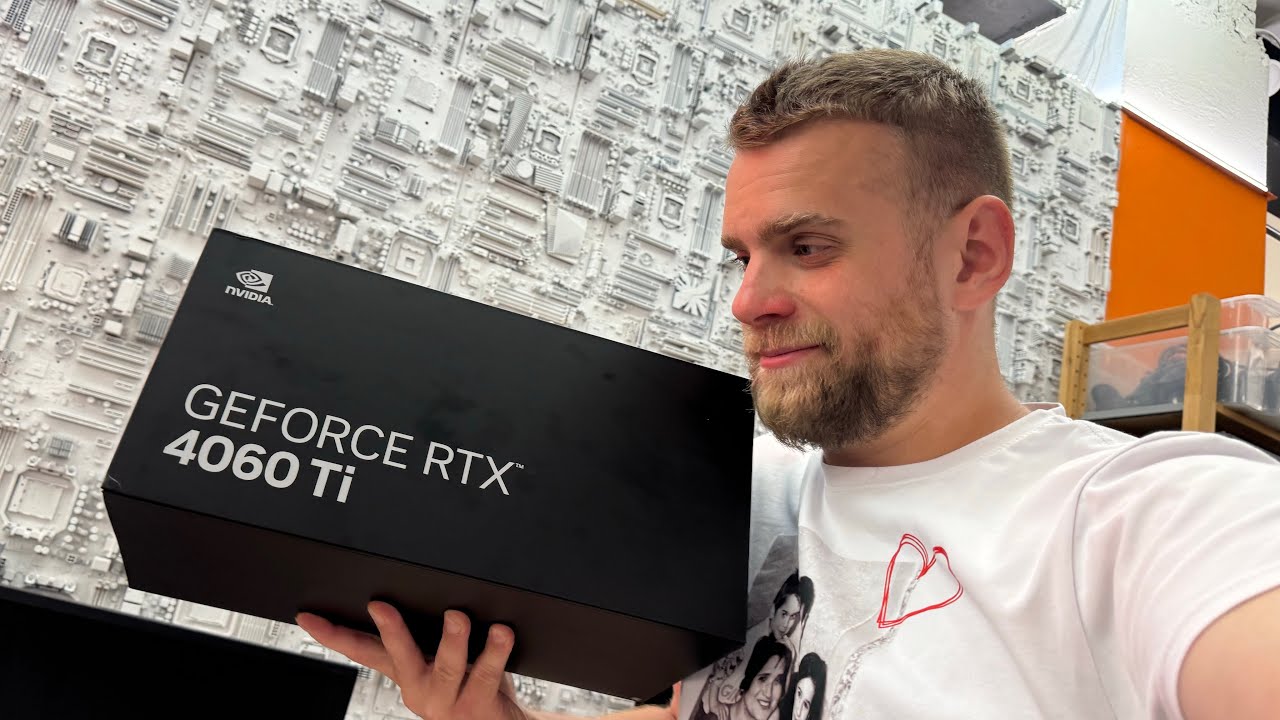 Очень редкая видеокарта RTX4060TI! 🔥 #HappyPC