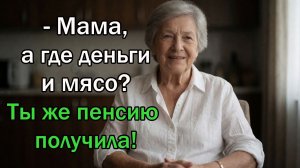 - Мам, а где мясо и деньги? Хитрость пенсионерки навсегда отвадила неблагодарного сына от кормушки