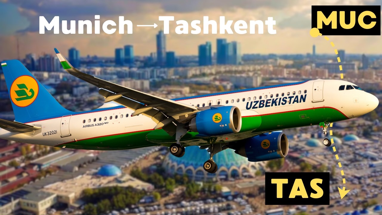 Обратно в Ташкент на Airbus A320 ✈️  Стоит ли лететь Uzbekistan Airways? 🇺🇿