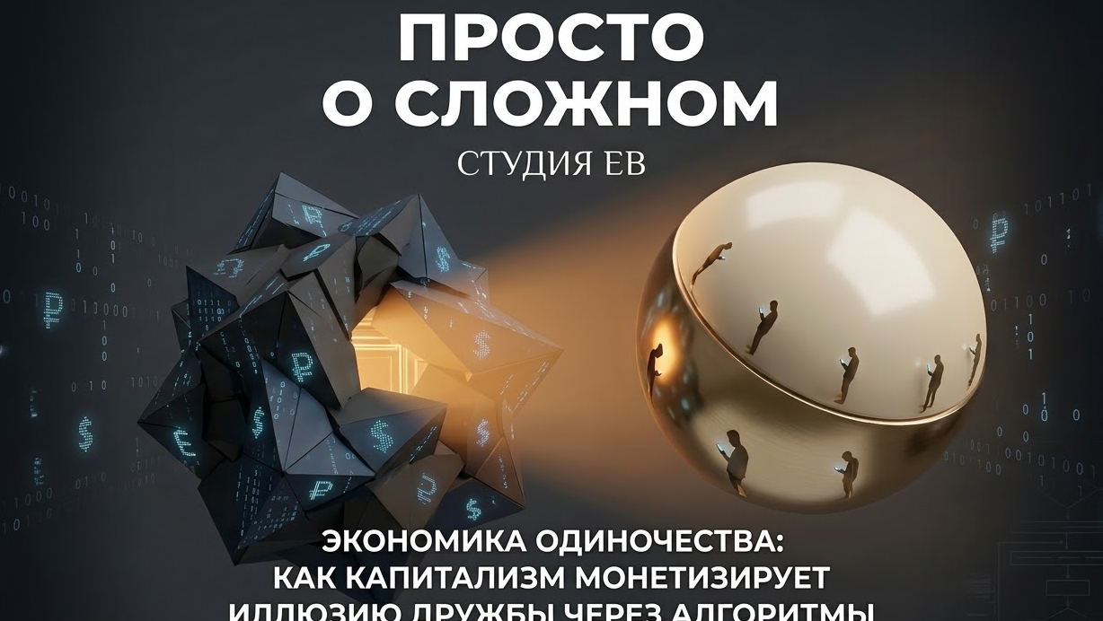 Экономика одиночества: Как капитализм монетизирует иллюзию дружбы через алгоритмы