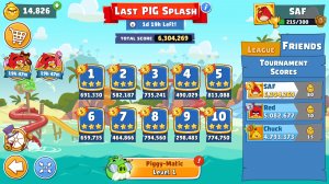 Angry Birds Friends. Last PIG Splash. Все уровни 3 звезды. Прохождение от SAFa.