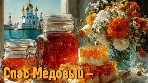 14 августа - Медовый спас. Роскошная музыкальная открытка.