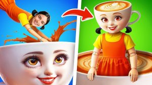 Из куклы из Игры в кальмара в Балерину Капучину!