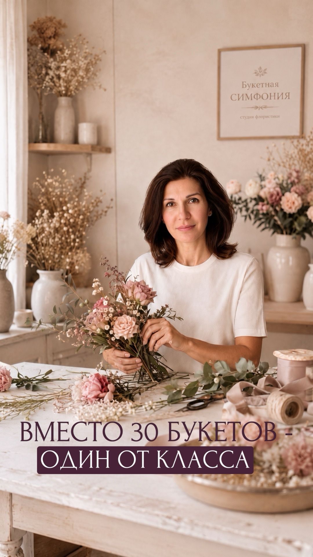 Один большой букет от класса вместо 30 одинаковых #1сентября #букетучителю #цветымосква #fyp