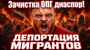 Зачистка ОПГ диаспор! Русские поставили на колени этнические ОПГ! Славяне вычищают 5-ю колонну