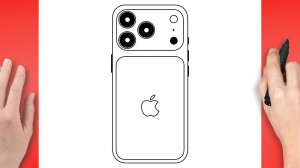 How To Draw IPHONE 17 PRO MAX - Step By Step Drawing Tutorial