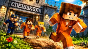 ПОБЕГ ИЗ СПЕЦШКОЛЫ №13! ПОПАЛИ В ЛОВУШКУ! МАЙНКРАФТ СЕРИАЛ МУЛЬТИК ТРОЛЛИНГ ДЕТИ МОДЫ MINECRAFT