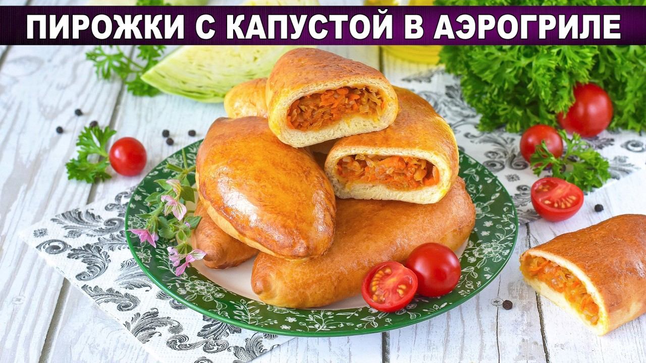 Пышные пирожки с капустой в аэрогриле: секрет идеальной корочки