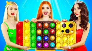 БОГАТАЯ VS БЕДНАЯ VS ОЧЕНЬ БОГАТАЯ ЕДА ЧЕЛЛЕНДЖ _ Едим дорогую vs дешевую еду