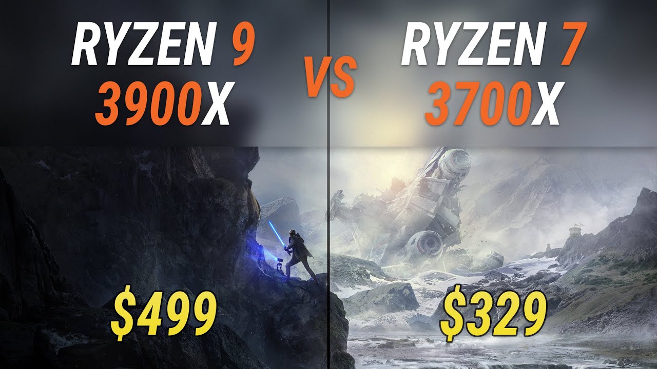 Ryzen 9 3900X Vs Ryzen 7 3700X | 17 Games | Full HD