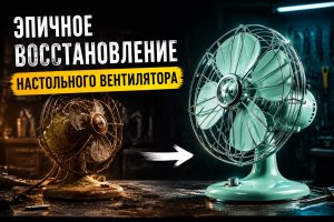 Реставрация винтажного настольного вентилятора