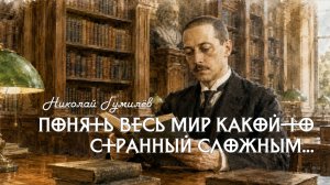 Н.С. Гумилёв — Понять весь мир какой-то странный сложным...