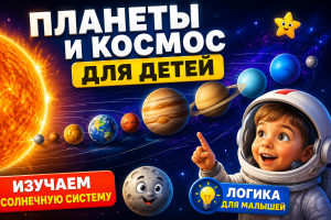Планеты и космос для детей: изучаем Солнечную систему