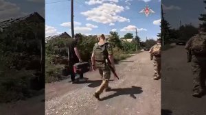 Эвакуация мирных жителей из Константиновки