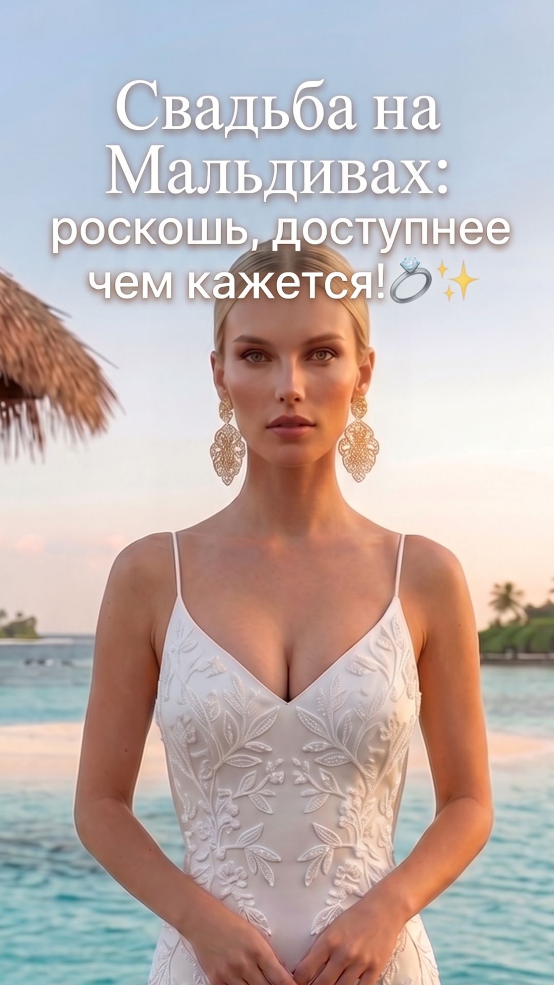 Свадьба на Мальдивах: роскошь, доступнее чем кажется! 🇲🇻💍✨