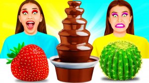 Шоколадное фондю Челлендж # Шоколадный Фонтан от Fun Challenge