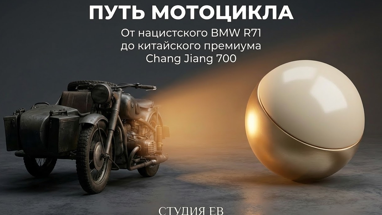 Путь мотоцикла: От нацистского BMW R71 до китайского премиума Chang Jiang 700