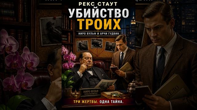 Рекс Стаут  Убийство троих   #детектив #аудиокнига #слушатьаудиокнигу