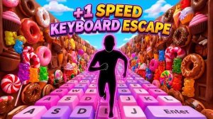 OV ROBLOX OBBY ⌨️🍫+1 скорость побега с клавиатуры  Иммерсивная интерактивная разминка