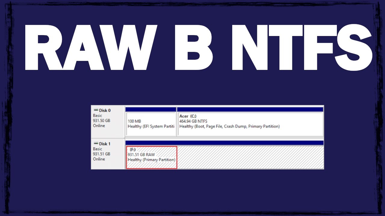 RAW to NTFS без форматирования как?